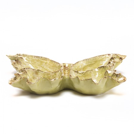 蝶モチーフのキャンディボウル/カリフォルニアポタリー