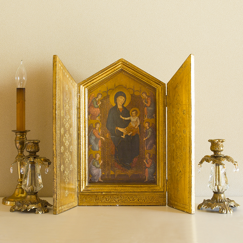 フィレンツェのパネル画『ルチェライの聖母』