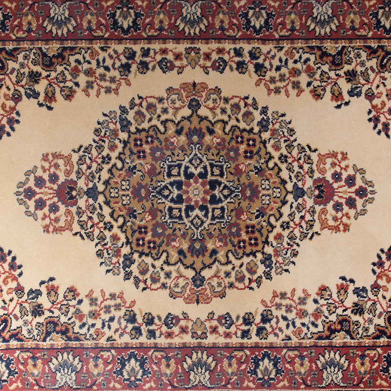 ビンテージのベルギー絨毯/インドペルシャ模様