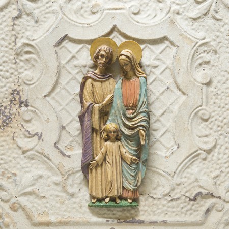 聖人像の壁飾り