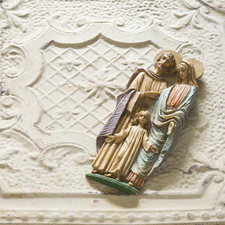聖人像の壁飾り